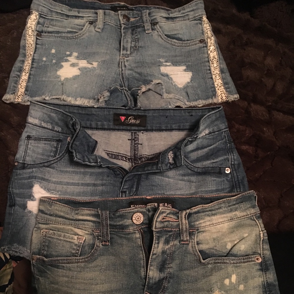 3 pairs of shorts